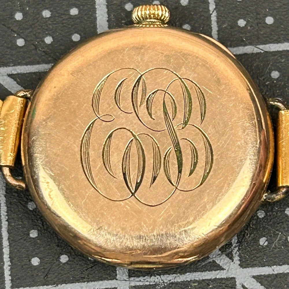 Vintage Elgin 15‎ Jewels Yellow Dial Women's Watch Wadsworth Case 20 Years P/R